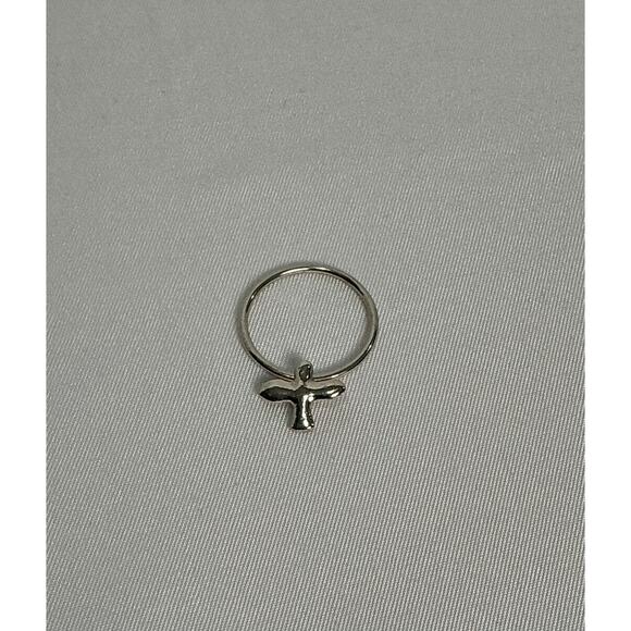 Vintage Tiffany & Co. 925 Cross Bird Floating Ring - Picture 7 of 9